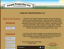 Tablet Screenshot of forgetmgt.com